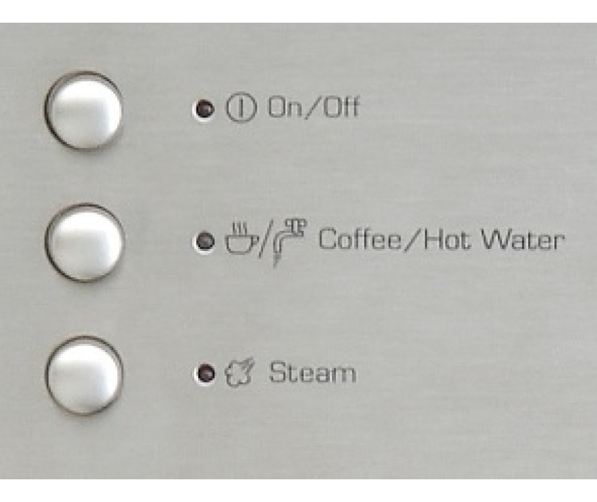 De bediening van de Whirlpool ACE010IX is eenvoudig en overzichtelijk