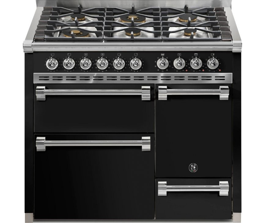 Steel AQ10SFF-D-6W Ascot gas fornuis - 100 cm - combi-stoomoven