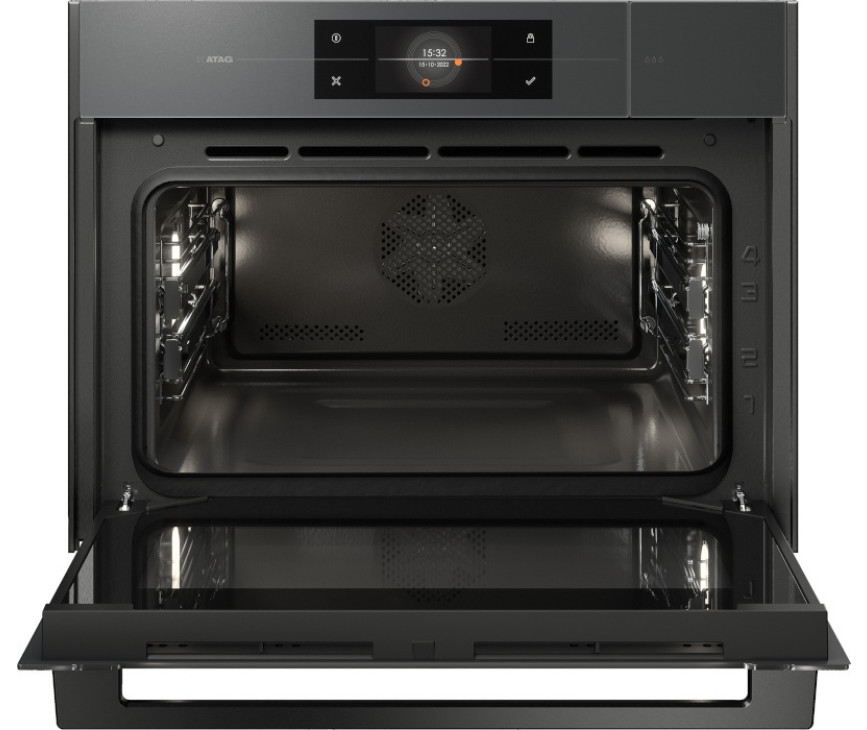 Atag CS4585M1C inbouw combi-stoomoven - Magna - Pearl Grey