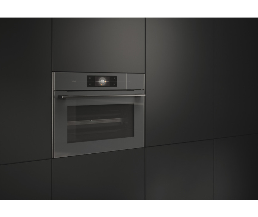 Atag CS4585M1C inbouw combi-stoomoven - Magna - Pearl Grey
