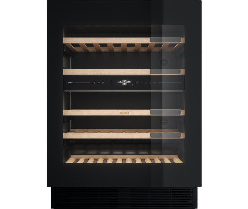 Atag KU8571K2C onderbouw wijnkoelkast - zwart met vensterglas