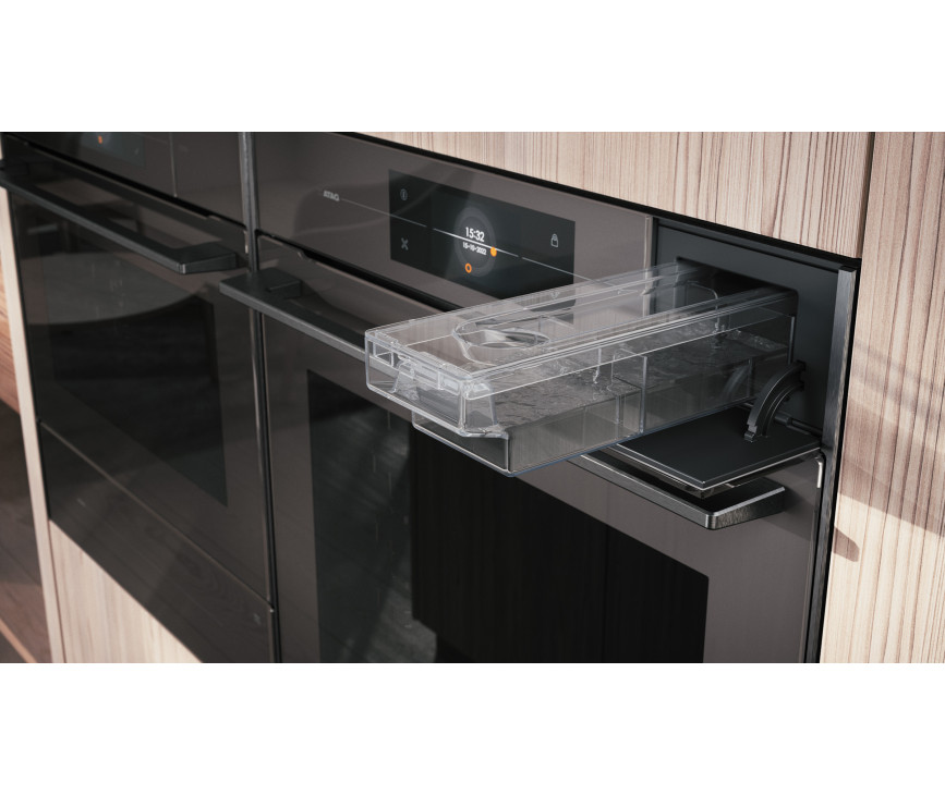 Atag CS4574M1C inbouw combi-stoomoven - zwart glas - Magna