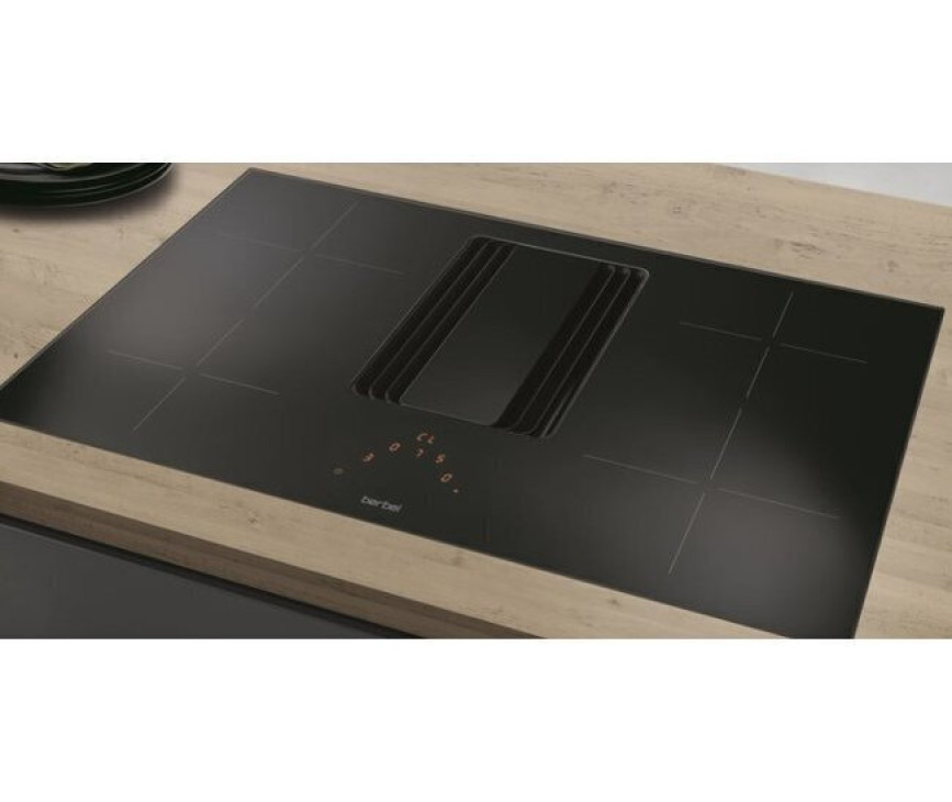 Berbel BKA 83 DLC inbouw inductie kookplaat met afzuiging