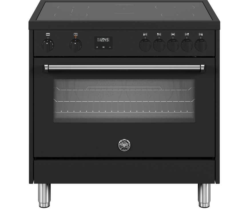 Bertazzoni MPL95I1ENNT inductie fornuis - zwart