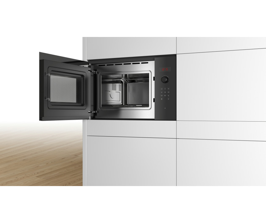 Bosch BFL523MB1F inbouw magnetron - zwart
