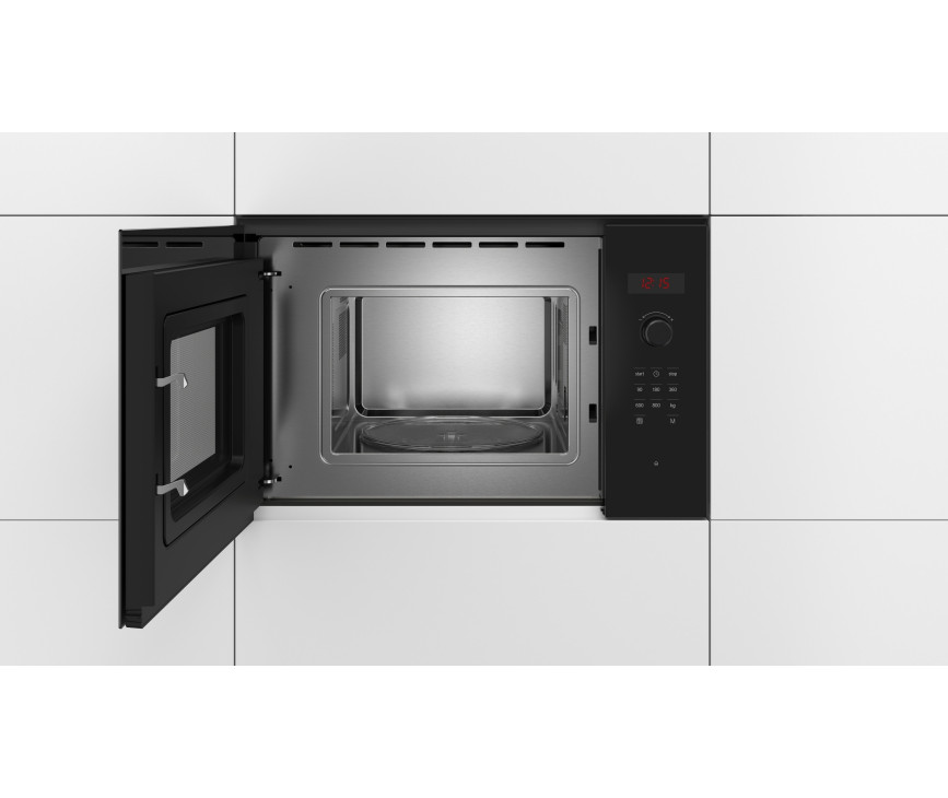 Bosch BFL523MB1F inbouw magnetron - zwart