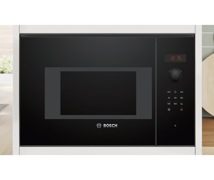 Bosch BFL523MB1F inbouw magnetron - zwart
