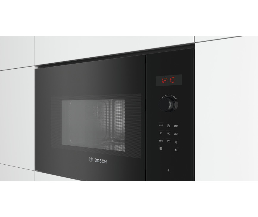Bosch BFL523MB1F inbouw magnetron - zwart