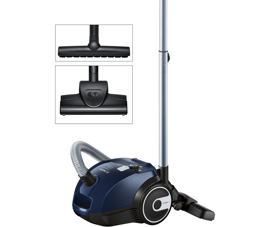 Bosch BZGL2B316 blauwe stofzuiger - Parquett