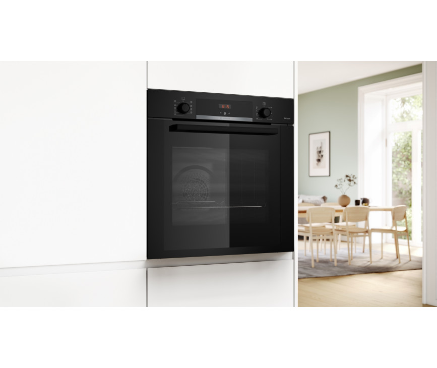 Bosch HBA3140B3 inbouw oven met 3D hetelucht - zwart