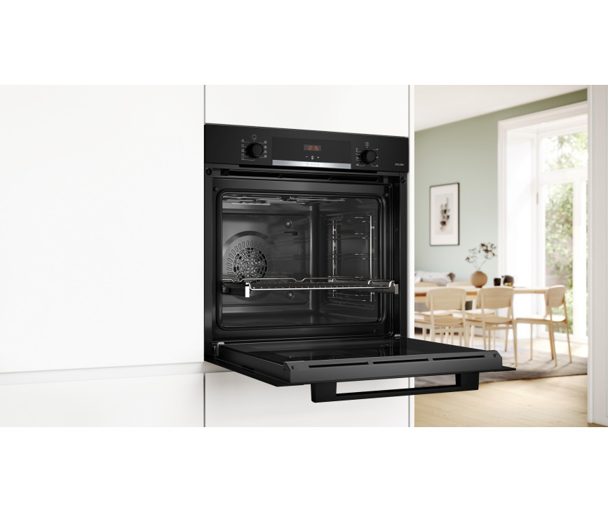 Bosch HBA3140B3 inbouw oven met 3D hetelucht - zwart