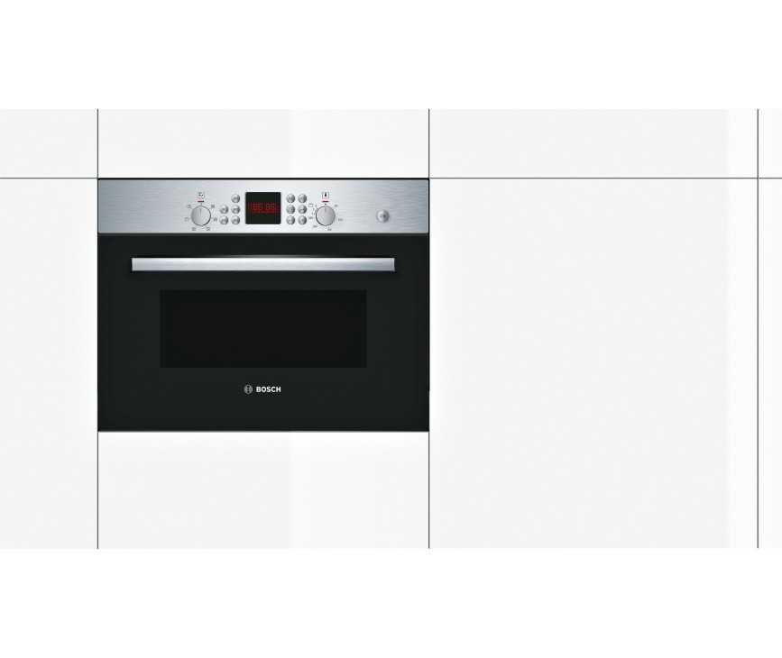 Bosch HBC84H501 rvs inbouw combi-magnetron