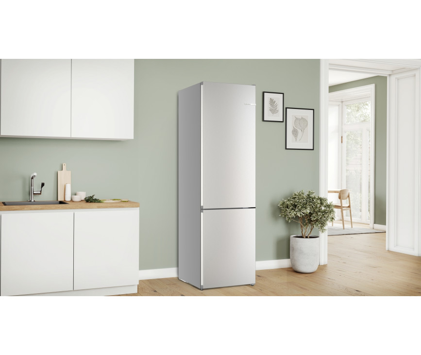 Bosch KGN392I1F koel/vriescombinatie - energieklasse A - roestvrijstaal