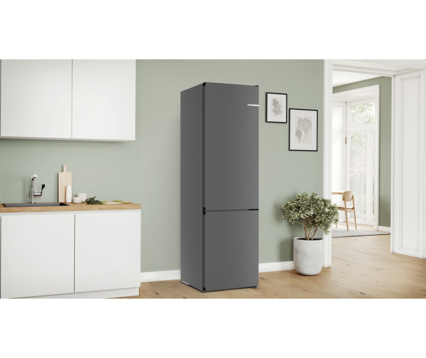 Bosch KGN39OCAF vrijstaand koelkaste - antraciet staal