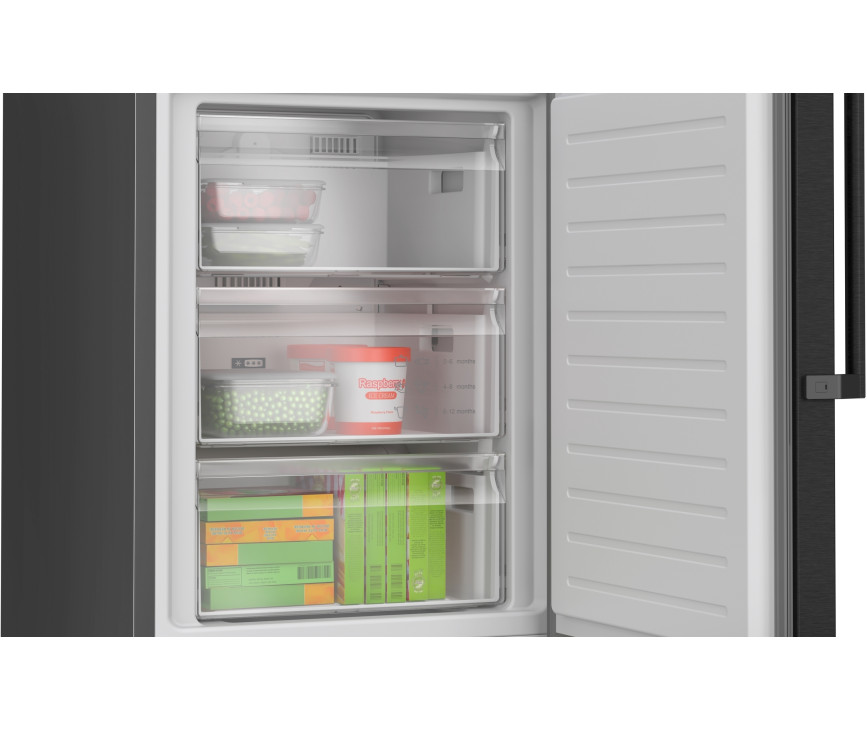 Bosch KGN39VXAT koel/vriescombinatie- blacksteel