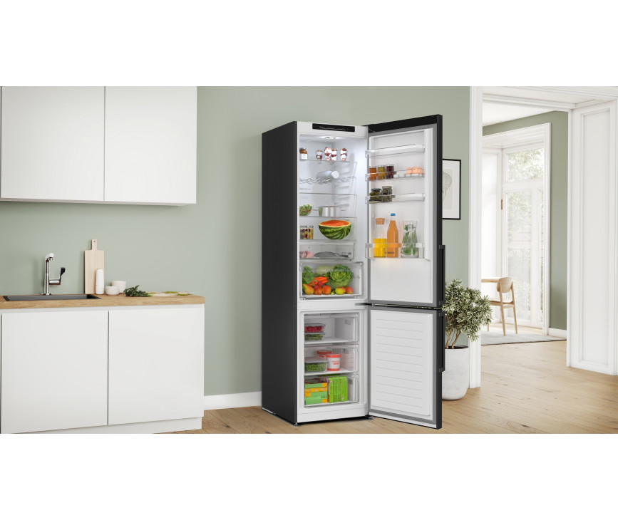Bosch KGN39VXAT koel/vriescombinatie- blacksteel