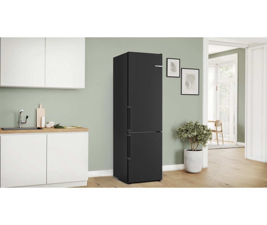 Bosch KGN39VXBT vrijstaande koelkast - blacksteel