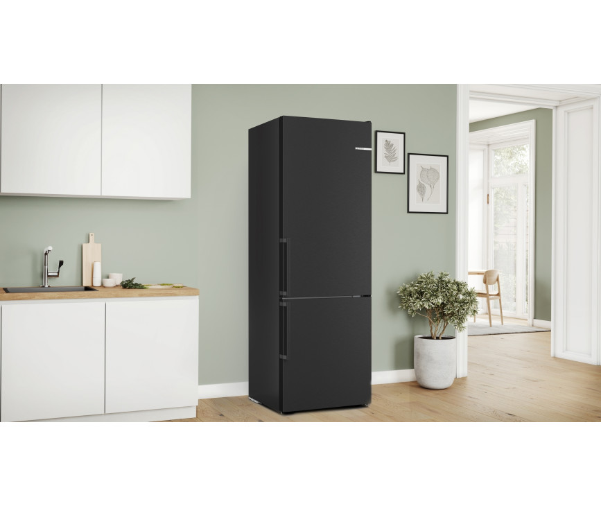 Bosch KGN49VXCT blacksteel koelkast