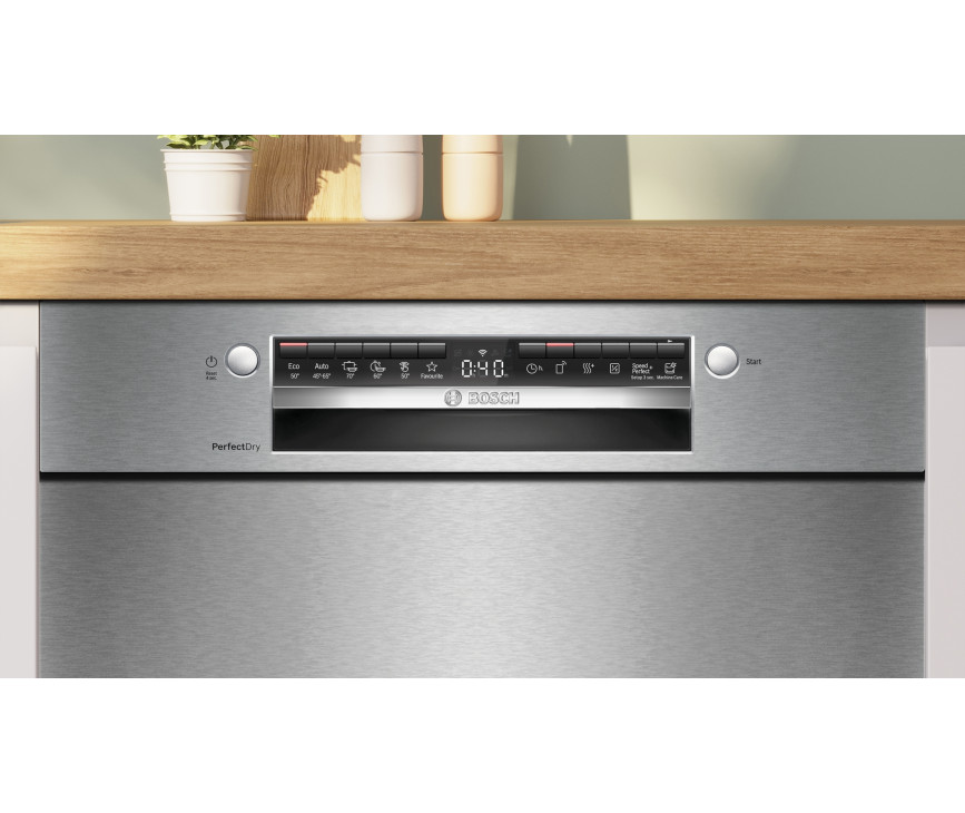 Bosch SMU6ZCS10E onderbouw vaatwasser - roestvrijstaal front