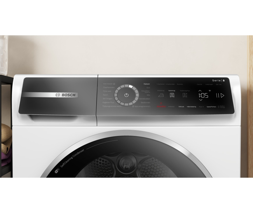 Bosch WQB246CLNL warmtepompdroger met zelfreinigende condensor