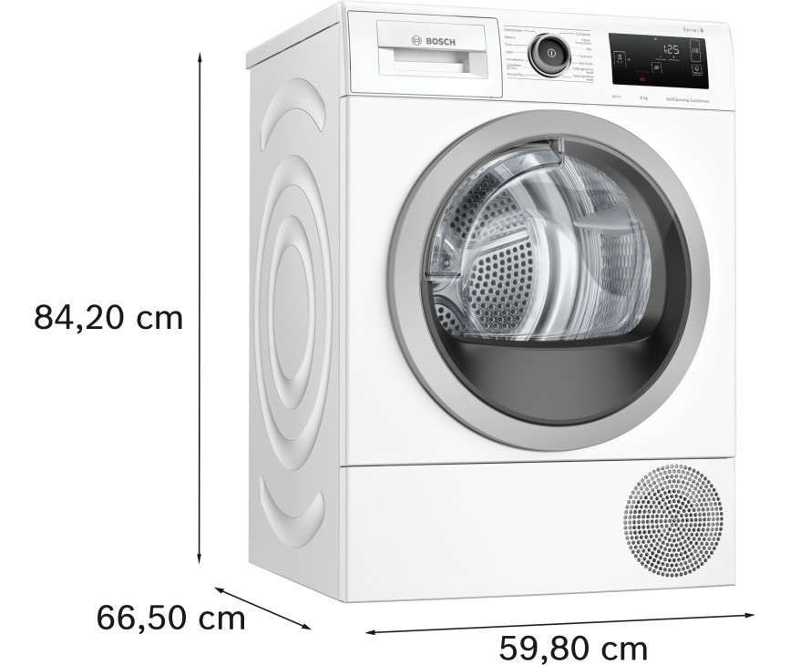 Bosch WTU87675NL warmtepomp droger - wit