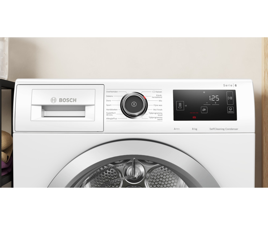 Bosch WTU87675NL warmtepomp droger - wit