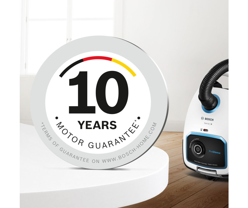 Bosch BGB6SIL1 stofzuiger wit - super stil ProSilence