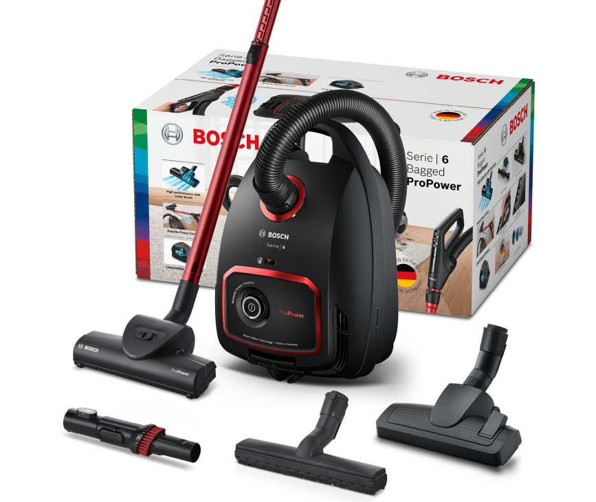 Bosch BGL6POW2 mat zwarte stofzuiger - ProPower