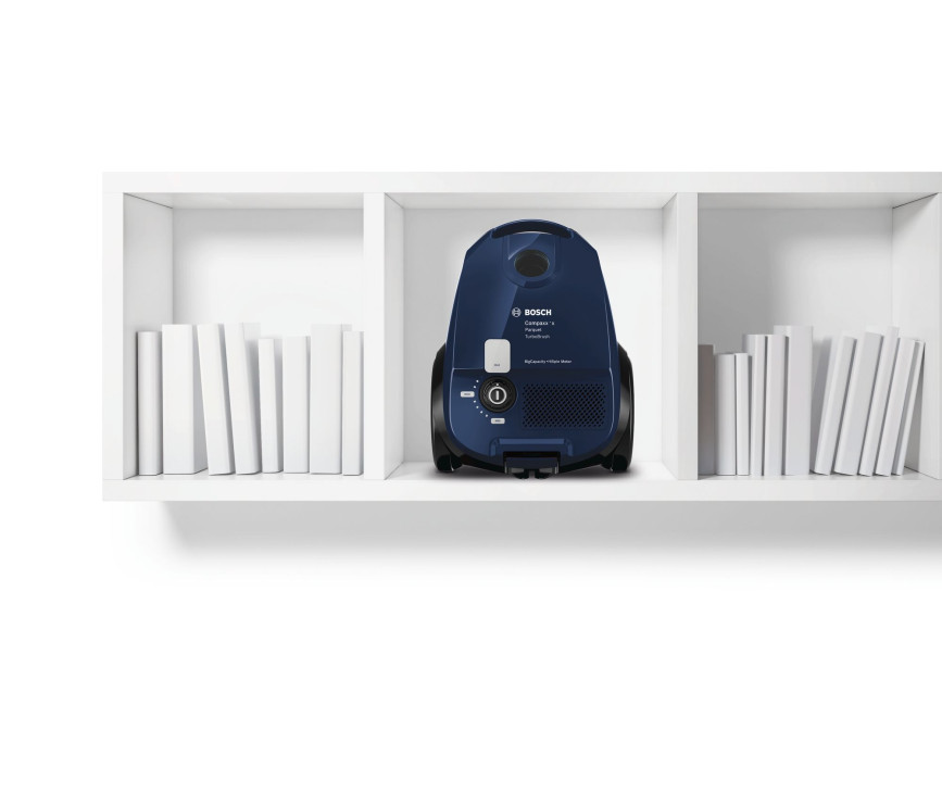 Bosch BZGL2B316 blauwe stofzuiger - Parquett
