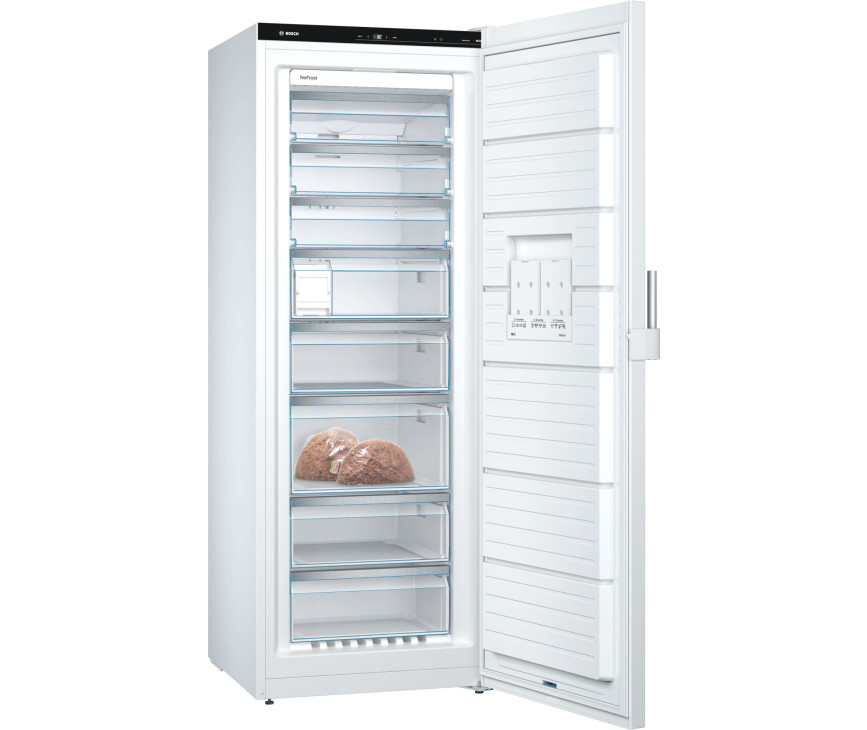 Bosch GSN58EWDW no-frost vrieskast / vriezer met 8 lades