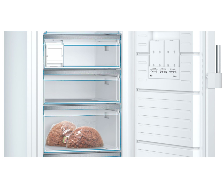 Bosch GSN58EWDW no-frost vrieskast / vriezer met 8 lades