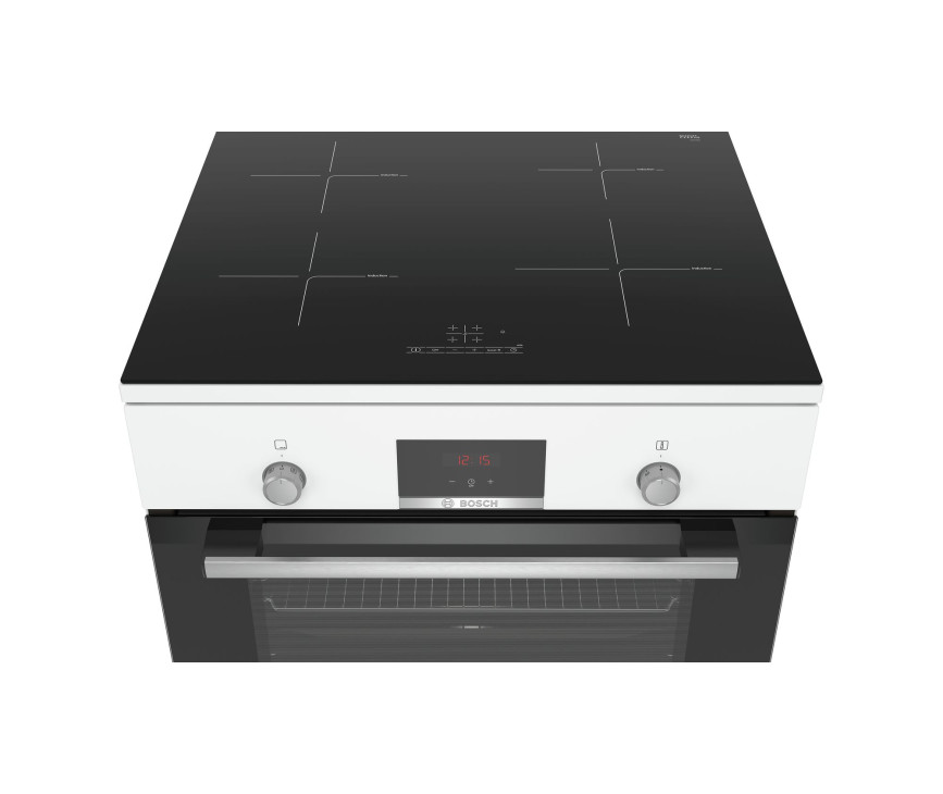 Bosch HLN39A020 inductie fornuis - wit - 60 cm breed