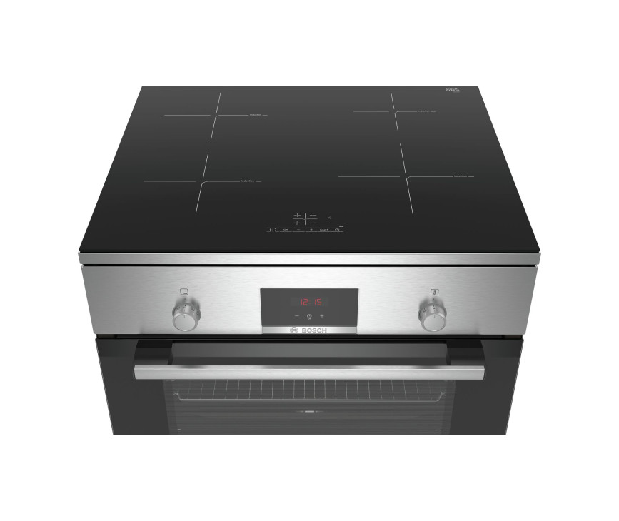Bosch HLN39A050U inductie fornuis - rvs - 60 cm breed