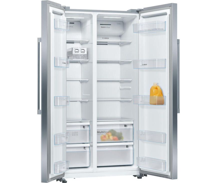 Bosch KAN93VIFP rvs side-by-side koelkast