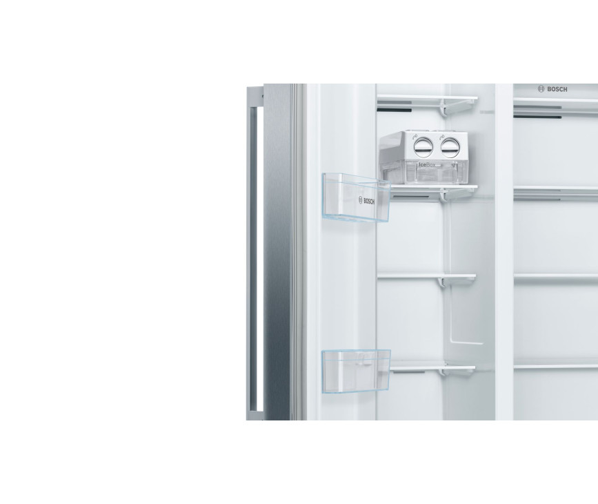 Bosch KAN93VIFP rvs side-by-side koelkast
