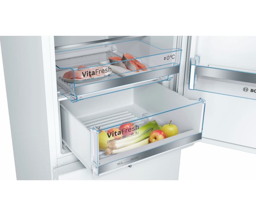 Bosch KGE36AWCA koelkast wit - 186 cm. hoog
