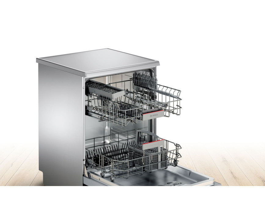 Bosch SMS46JI19E vrijstaande vaatwasser - rvs-look