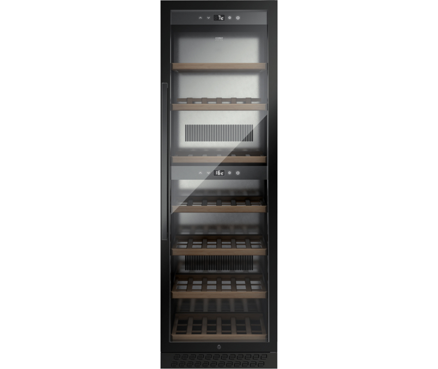 Caso WineChef Pro 180 Black wijnkoelkast - 186 cm. hoog - zwart