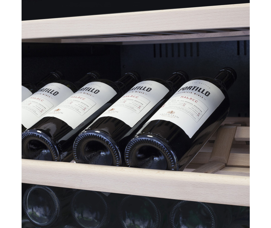 Caso WineChef Pro 180 Black wijnkoelkast - 186 cm. hoog - zwart