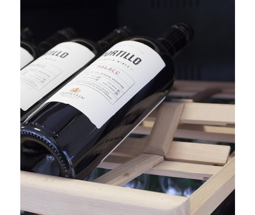 Caso WineChef Pro 180 Black wijnkoelkast - 186 cm. hoog - zwart