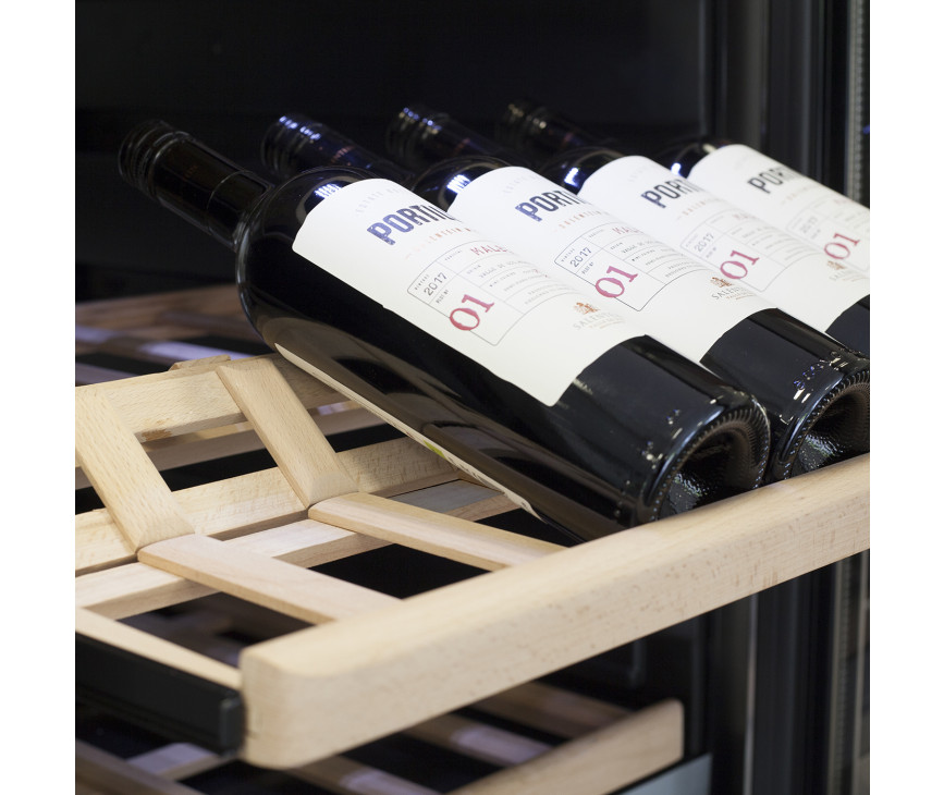 Caso WineChef Pro 180 Black wijnkoelkast - 186 cm. hoog - zwart