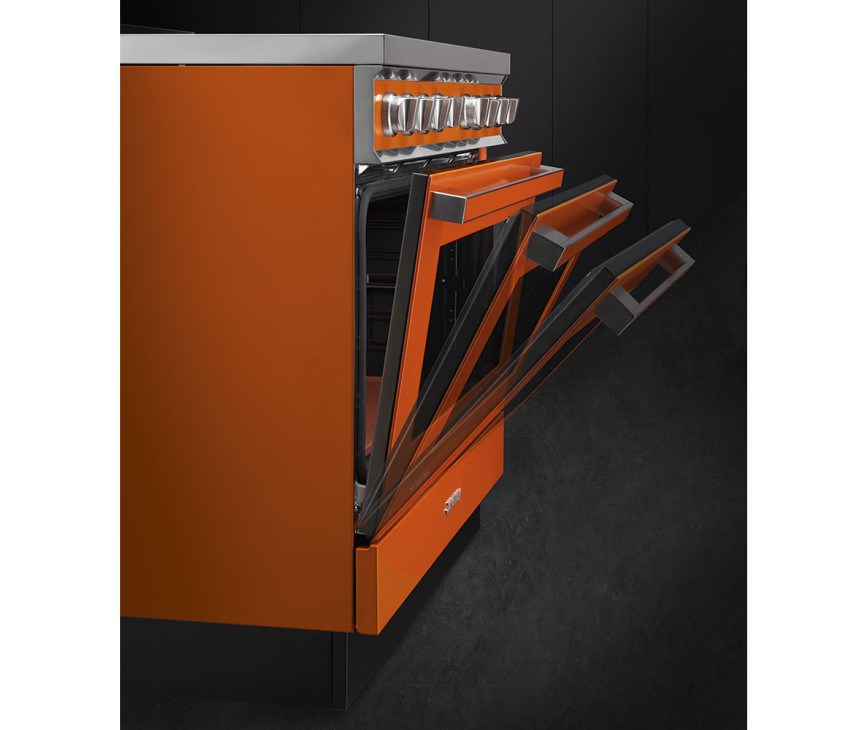 Smeg CPF9IPOR inductie fornuis - oranje