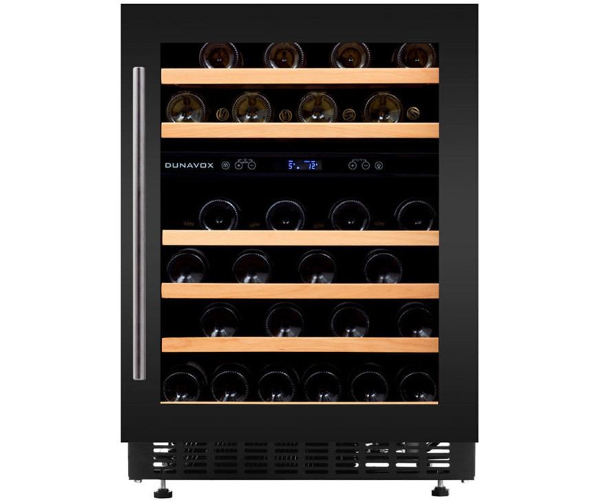 Dunavox DAUF-46.145DB inbouw wijnkoelkast - zwart
