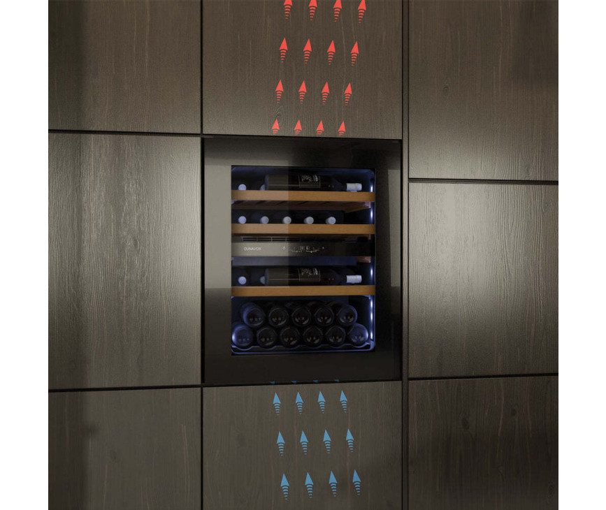 Dunavox DVS-70185DMB inbouw wijnkoelkast