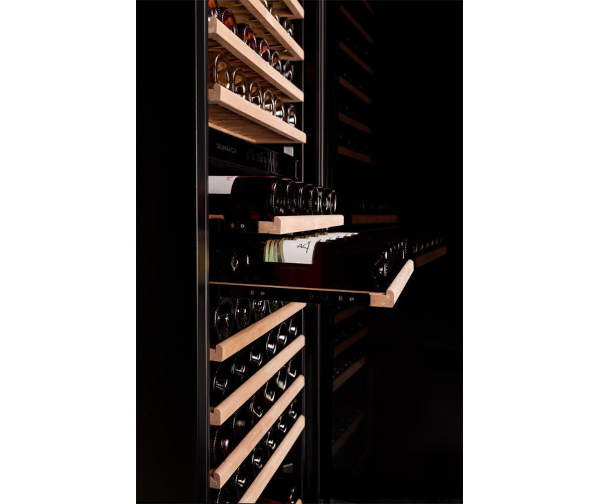 Dunavox DX-166.428DBK inbouw wijnkoelkast - zwart