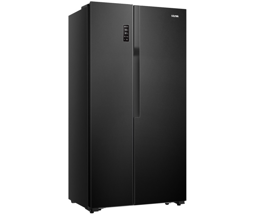 Etna AKV578ZWA side-by-side koelkast - blacksteel 