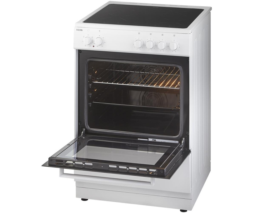 Etna FIV560WIT inductie fornuis - wit - 2-fasen aansluliting