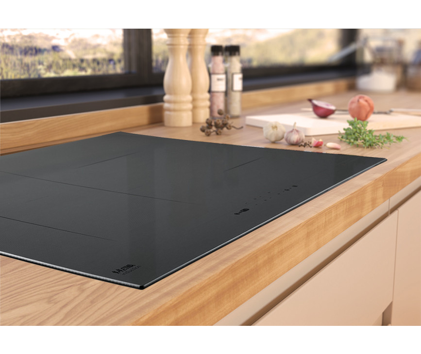Etna KIF680DS inbouw inductie kookplaat - 80 cm. breed - matzwart