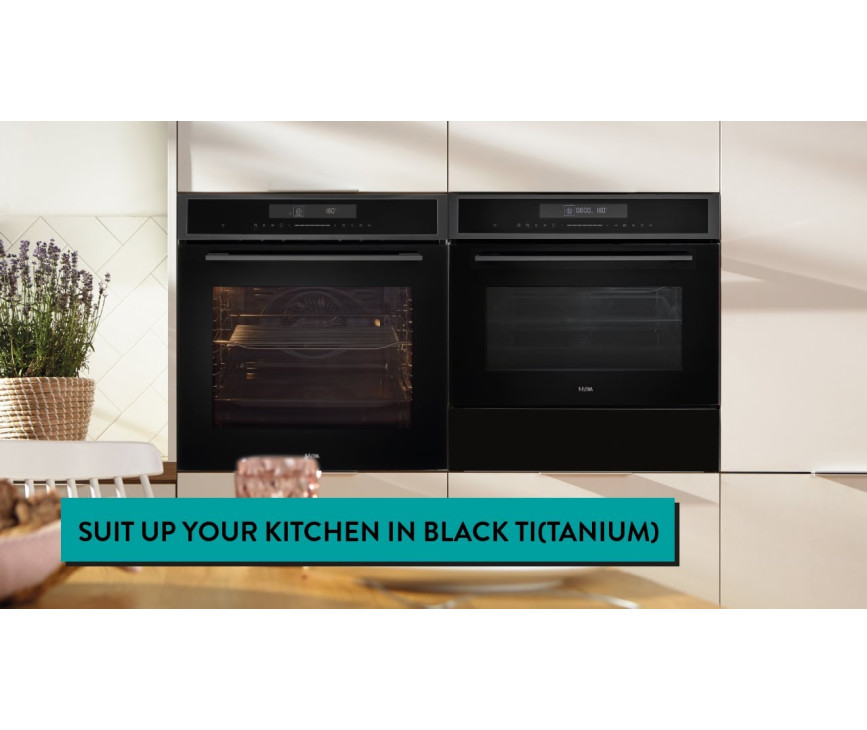Etna OM670TI inbouw oven - black titanium