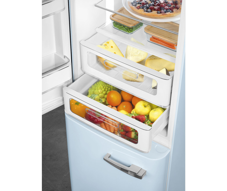 Smeg FAB32LPB5 koelkast blauw - linksdraaiend